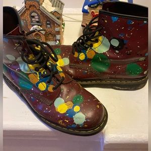 Paint splatter Doc Martens